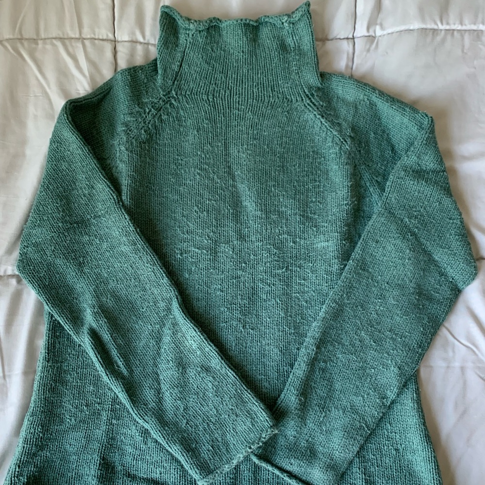 Teal L.L. Bean Turtleneck